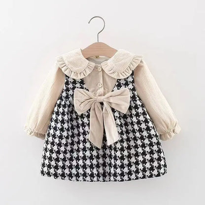 Adorable Chequered Style Black Princess Skirt Baby Girl. 0 - 4 Years