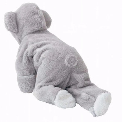 Adorable Cute Grey bear Onesie. Newborn baby girl and boy