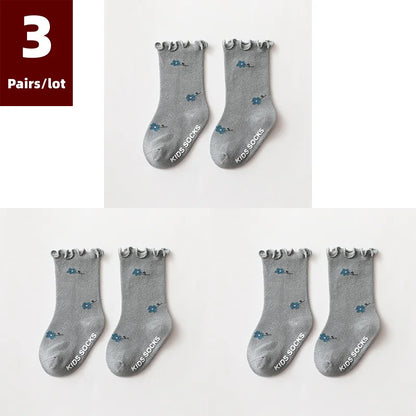 Adorable Autumn Baby Socks 0 - 5 Years (3 Pairs)