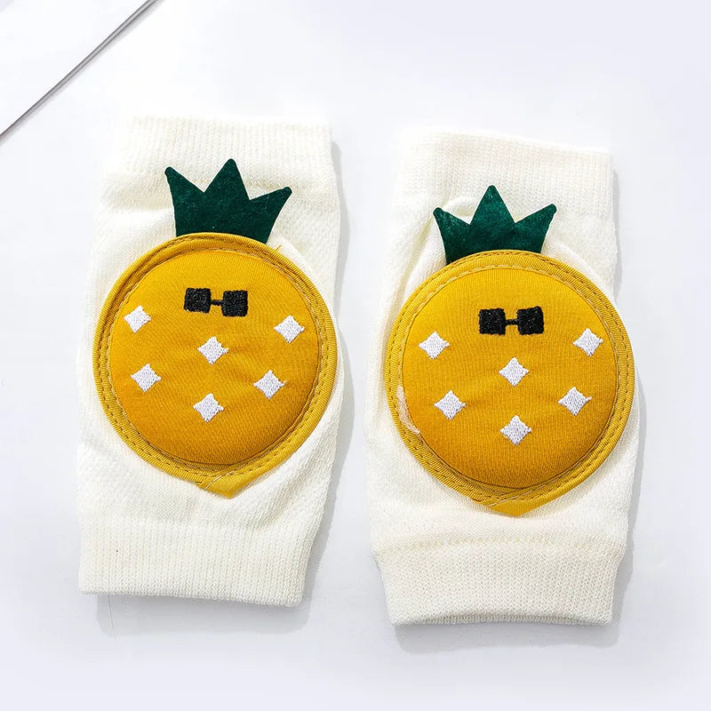 Adorable and practical pineapple crawling baby Knee Pad protectors. Baby essentials