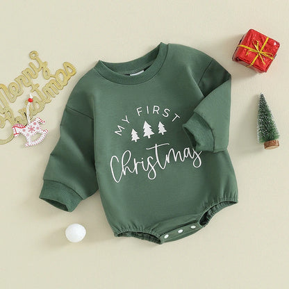 Christmas Tree "My First Christmas" Romper