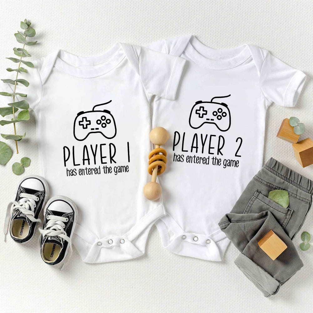 "Player 1 Has Entered The Game" Romper