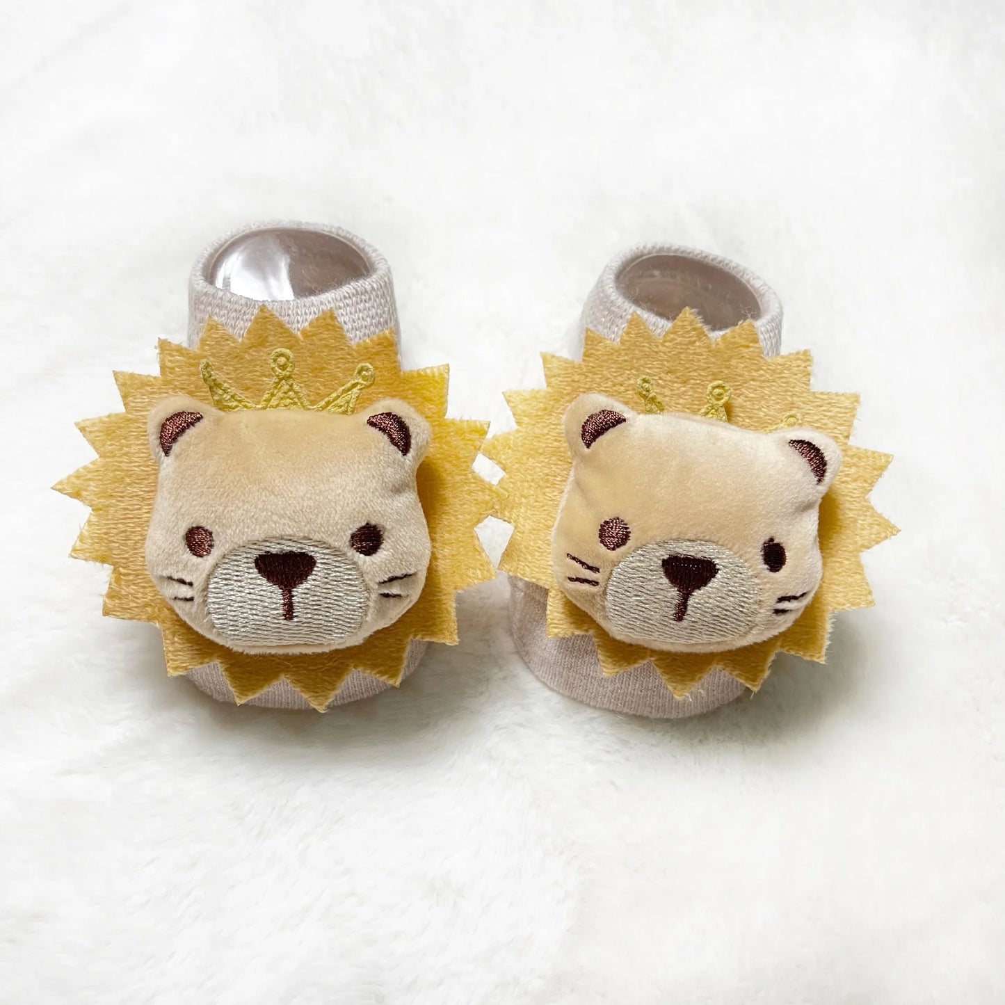 Adorable Cartoon 3d Lion baby socks. 0-3 Years