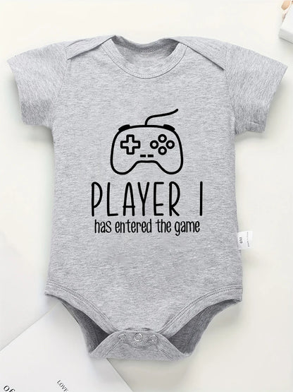 "Player 1 Has Entered The Game" Romper